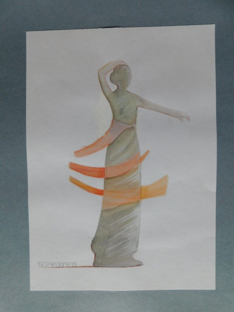 Nine Voices (drawing of figure 8)